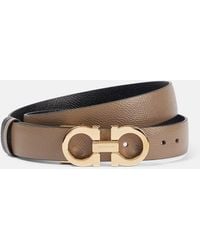 Ferragamo - Gancini Reversible Leather Belt - Lyst