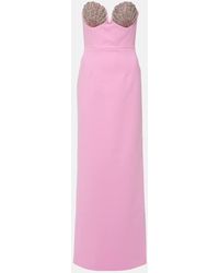 Rebecca Vallance - Vestido De Fiesta Cordelia Adornado - Lyst