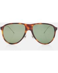Brunello Cucinelli - Sartorial Sunset Aviator Sunglasses - Lyst