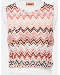 Missoni - Zig Zag Vest - Lyst
