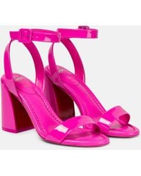 Christian Louboutin - Miss Sabina 85 Patent Leather Sandals - Lyst