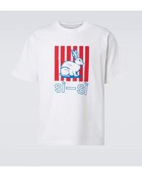 Bottega Veneta - Printed Cotton Jersey T-Shirt - Lyst