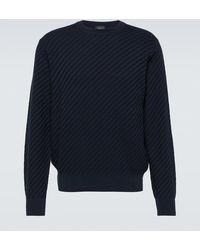 Brioni - Pullover in cotone, seta e cashmere - Lyst