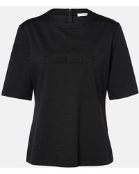 Max Mara - Peter Embroidered Wool T-Shirt - Lyst