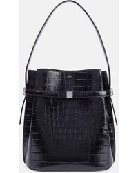 TOTEME - Bucket-Bag Belted Medium Aus Leder - Lyst
