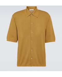 Lemaire - Cotton Polo Shirt - Lyst