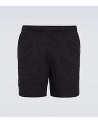 Burberry - Ekd Jacquard Cotton-Blend Shorts - Lyst
