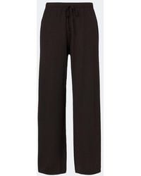 Leset - James Wool Wide-Leg Pants - Lyst
