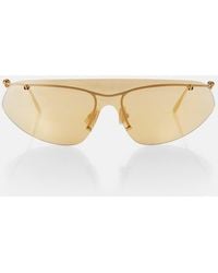Bottega Veneta - Knot Shield Sunglasses - Lyst