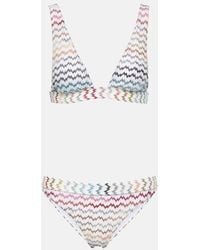 Missoni - Bikini de lame en zigzag - Lyst