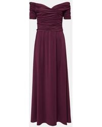 Altuzarra - Charlotte Ruched Jersey Maxi Dress - Lyst