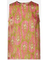 Etro - Semi-Sheer Jacquard Blouse - Lyst