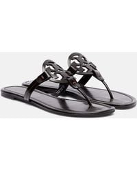 Tory Burch - Miller Leather Thong Sandals - Lyst