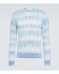 Amiri - Logo Cotton And Cashmere-Blend Sweater - Lyst