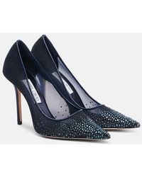 Jimmy Choo - Pumps Love 100 Mit Kristallen - Lyst