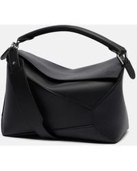 Loewe - Puzzle Edge Medium Leather Top-Handle Bag - Lyst
