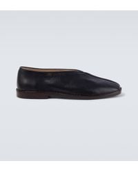 Lemaire - Leather Slip-On Shoes - Lyst