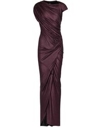 Rick Owens Robe longue Lilies - Violet