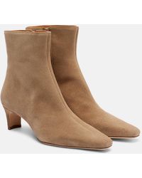 STAUD - Wally 55 Suede Ankle Boots - Lyst