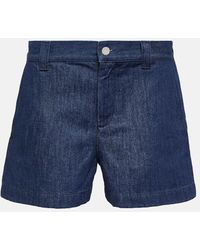 Gucci - Horsebit Denim Shorts - Lyst