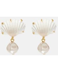Jennifer Behr - Isola Faux-Pearl Drop Earrings - Lyst