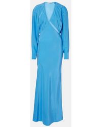 Christopher Esber - Cutout Silk Maxi Dress - Lyst