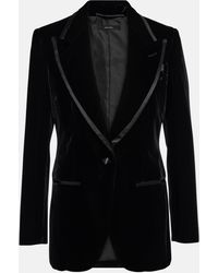 Tom Ford - Single-breasted Velvet Tuxedo Jacket - Lyst