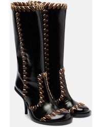 Dries Van Noten - 90 Embellished Leather Boots - Lyst