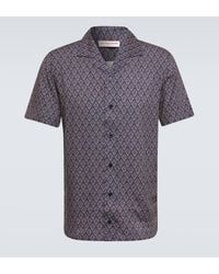 Orlebar Brown - Hibbert Printed Bowling Shirt - Lyst