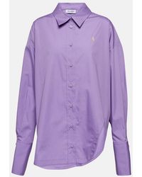 The Attico - Diana Cotton Poplin Shirt - Lyst