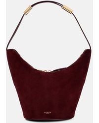 Alaïa - Bucket Bag Shape Small Aus Leder - Lyst