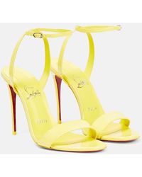 Christian Louboutin - Loubigirl 100 Patent Sandal - Lyst