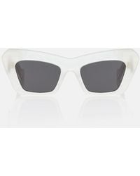 Loewe - Anagram-logo Cat-eye Acetate Sunglasses - Lyst