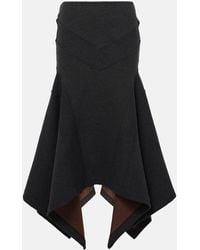 The Attico - Skirt With Logo - Lyst