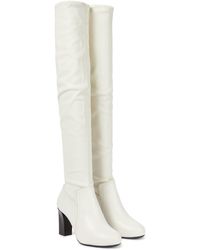 Lemaire Stretch-leather Over-the-knee Boots - White