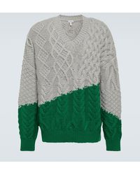 Loewe - Pullover in lana a trecce - Lyst