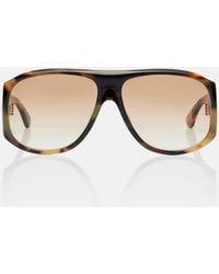 Chloé - Logo Oversized Sunglasses - Lyst
