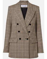 Veronica Beard - Rhys Houndstooth Double-Breasted Blazer - Lyst