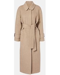 Brunello Cucinelli - Wool And Cashmere Overcoat - Lyst