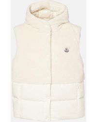 Moncler - Floy Teddy Down Vest - Lyst