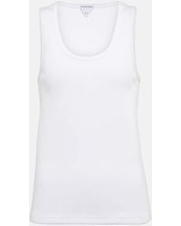 Bottega Veneta - Top Aus Einem Baumwollgemisch - Lyst