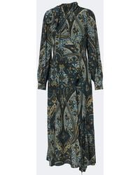 Ulla Johnson - Sabrina Silk Crepe De Chine Midi Dress - Lyst