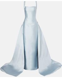 Marmar Halim - Robe Aus Satin - Lyst