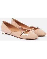 Aquazzura - Soul Sister Patent Leather Ballet Flats - Lyst