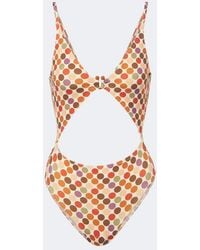 Eres - Nightlife Cutout Polka-Dot Swimsuit - Lyst