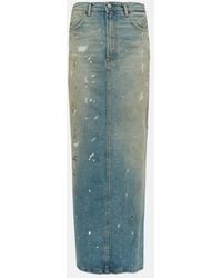Acne Studios - Denim Maxi Skirt - Lyst