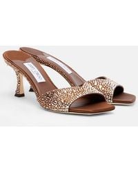Jimmy Choo - Skye 70 Embellished Mules - Lyst
