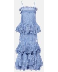 Zimmermann - Eden Ruffled Lace Gown - Lyst