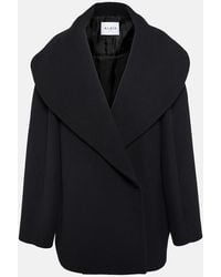 Alaïa - Cocoon Wrap Virgin Wool Coat - Lyst