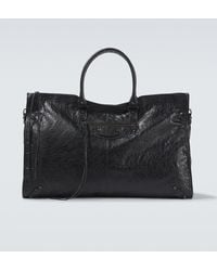 Balenciaga - Le City Leather Shoulder Bag - Lyst